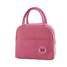 HOMEFISH Insulated Lunch Bag — Thermal Bento Box Carrier for Students