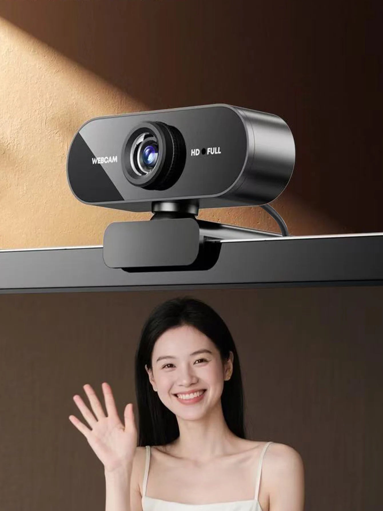 AKKHOO 1080P HD USB Webcam — High Definition Video with Built-In Microphone