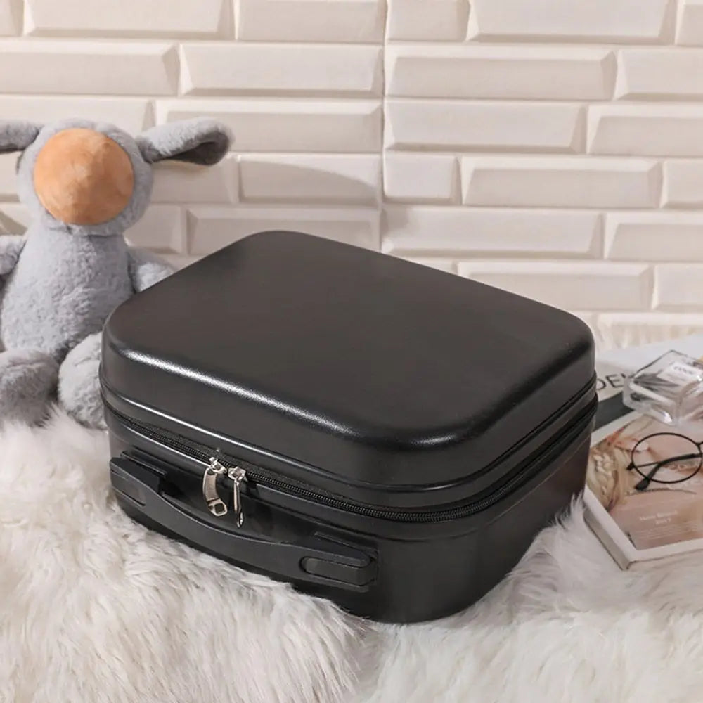 ISKYBOB Mini Carry On Suitcase — Compact Travel Luggage & Makeup Organizer