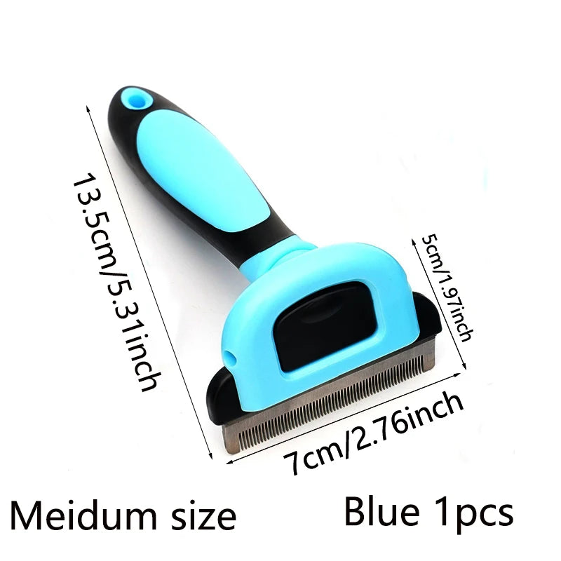 Pet Hair Grooming Tool — Detachable De-Aging Comb & Knot Remover