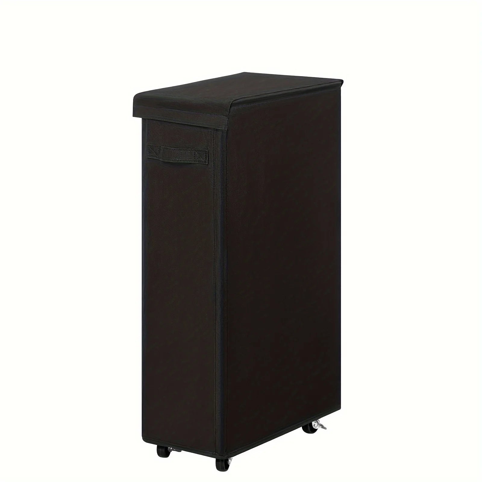 Rolling Laundry Hamper with Lid — Portable Oxford Fabric Storage Basket