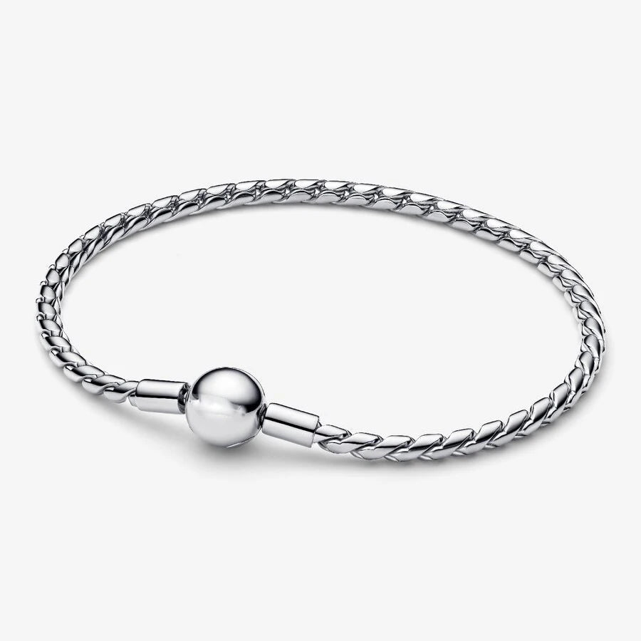 Potdemiel 925 Sterling Silver Charm Bracelet — Elegant Multi-Color Zircon Jewelry