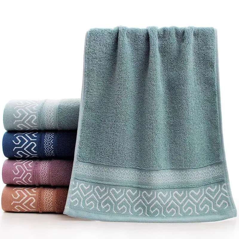 Pure Cotton Thick Bath Towel — Highly Absorbent & Soft Texture