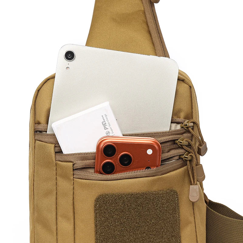 Men's Tactical Sling Bag — Lightweight Chest Rig for Outdoor Adventures