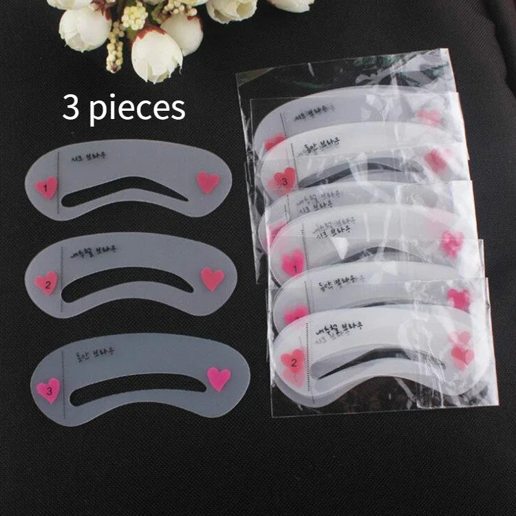 Eyebrow Stencil Kit — 24 Diverse Styles for Precise Makeup Application