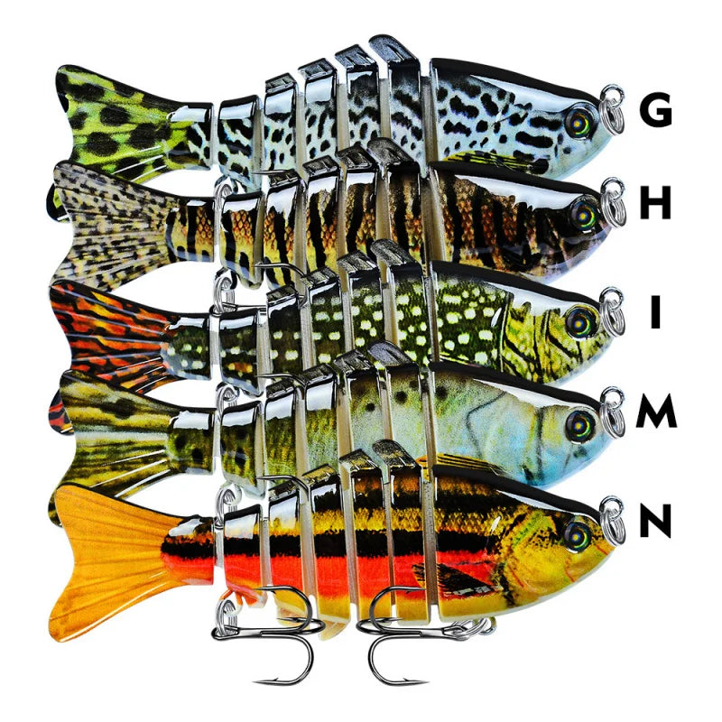 Multi-Section Fishing Lure Set — Versatile Artificial Bait for Various Waters