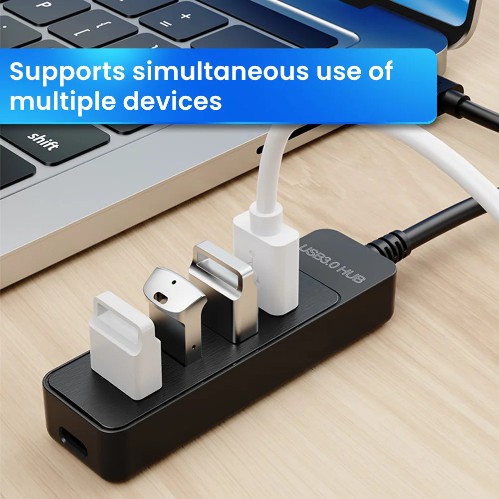 OLAF 4-Port USB Hub — High Speed Multi-Port Expander for Computers
