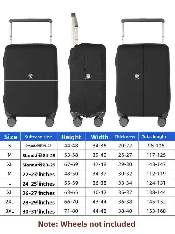 Thickened Luggage Protector Cover — Dustproof Suitcase Guard for Travel