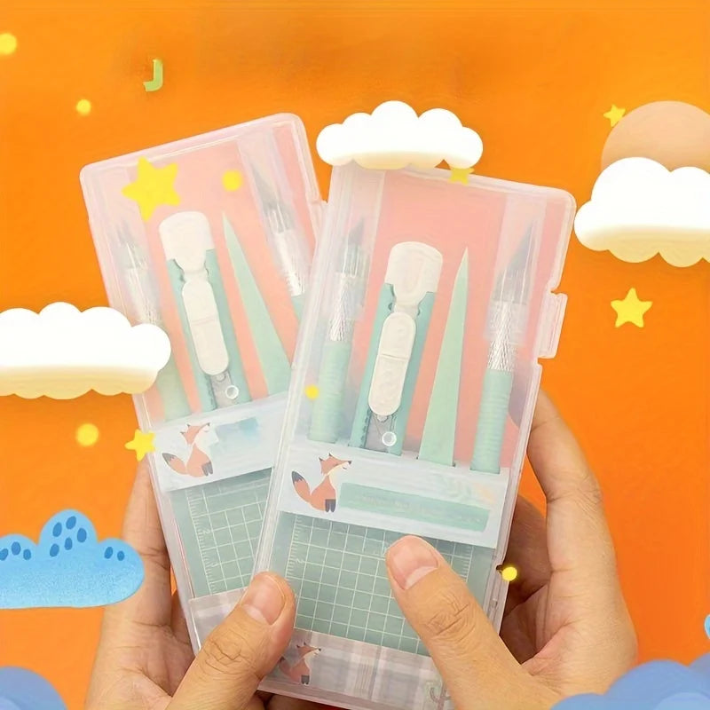 5-Piece Scrapbook Tool Set — Precision Crafting & Carving Kit