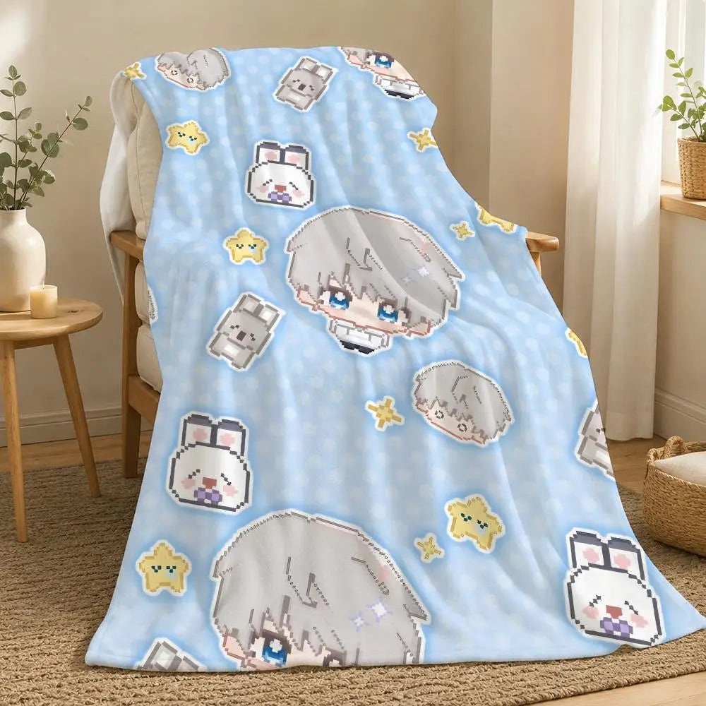 Ultra Soft Flannel Throw Blanket — Cozy Plush Fabric for Home and Travel