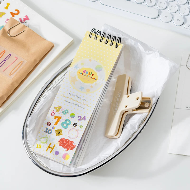 Small Embellishment Stickers — 50 Piece Set for Scrapbooking & Journals