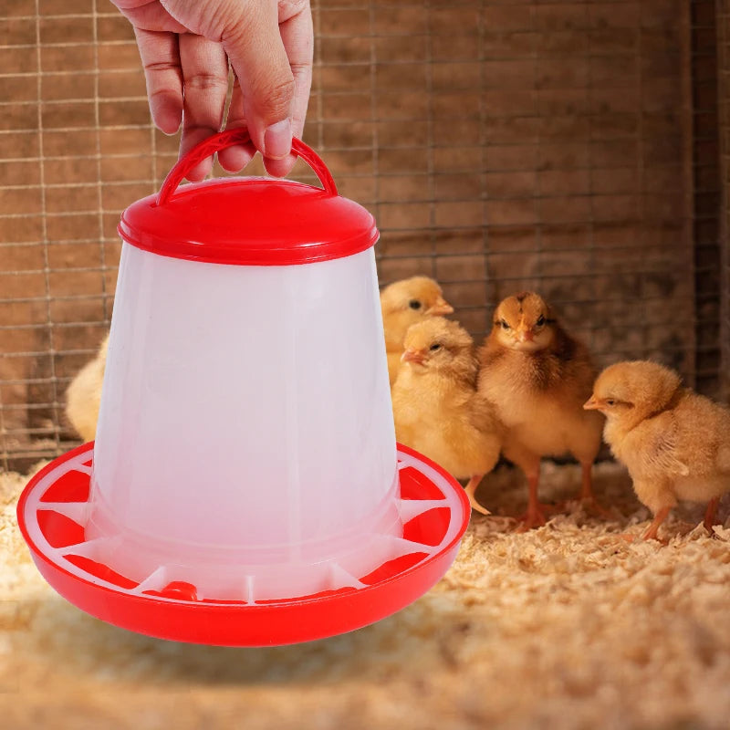 JIECARE Automatic Chicken Feeder — 1.5KG Poultry Food Dispenser