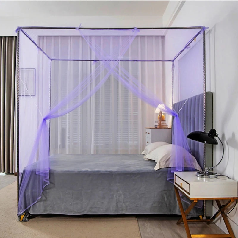 Lace Mosquito Net Canopy — Decorative Bedding Mesh for Bedroom or Outdoor Use