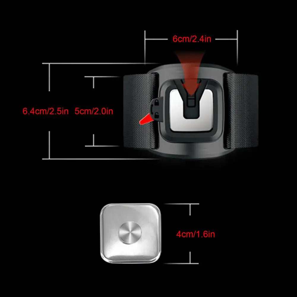 Quick-Release Rotating Sports Phone Wristband — 360° Adjustable Armband