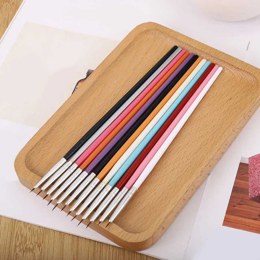 Art lalic Nail Art Brush Set — 12-Piece Professional Manicure Kit