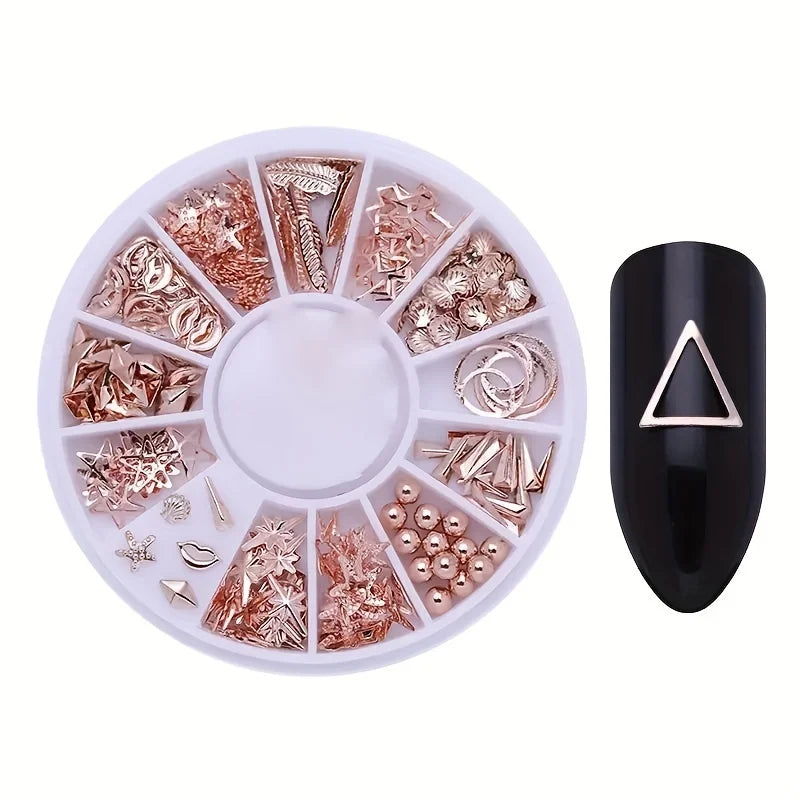 TaoTips Nail Art Rhinestones — Acrylic Crystal Gems for Manicure Decoration
