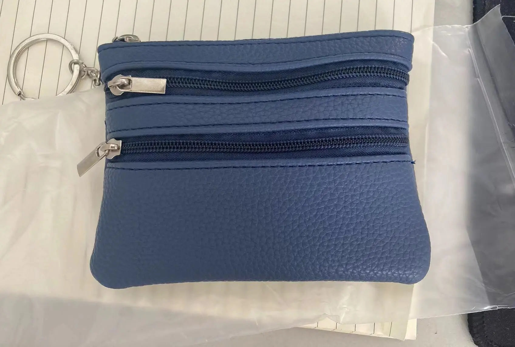 molfmy Compact Coin Purse — Lightweight Double-Layer Zipper Wallet