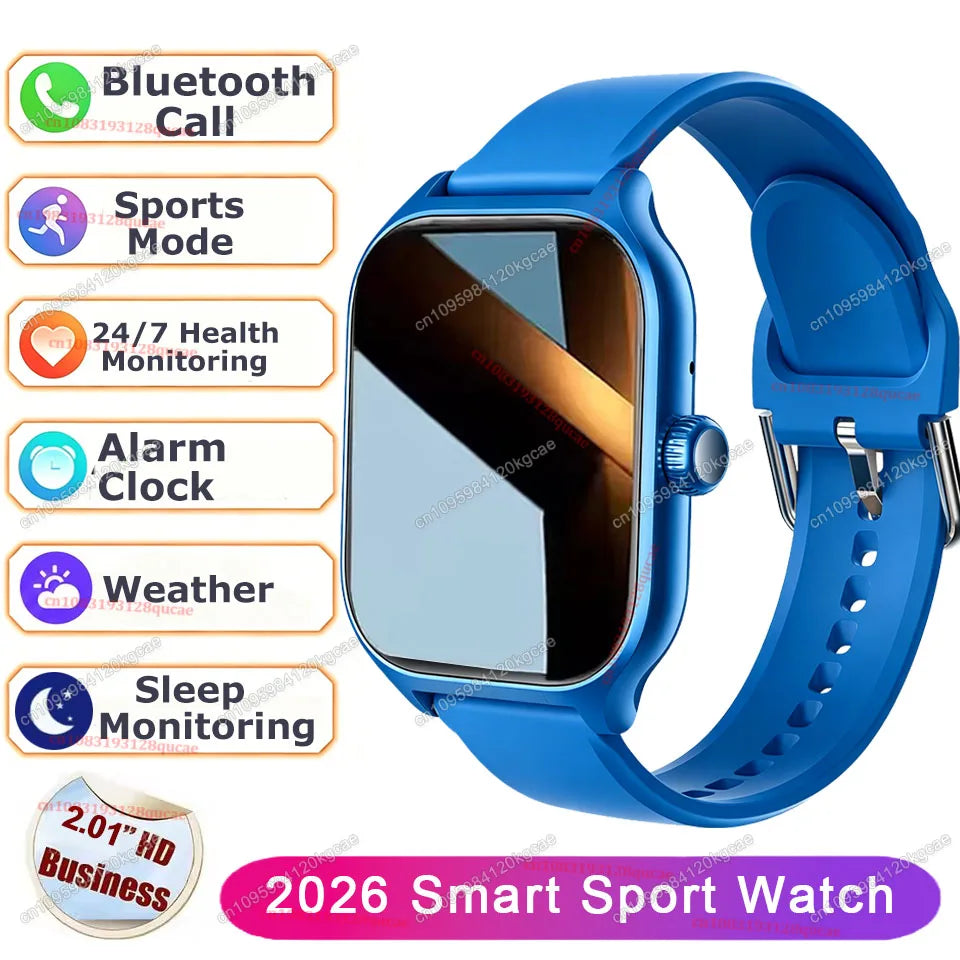 Ola Esporte Smart Watch — 2.01'' AMOLED Screen with Bluetooth Calling