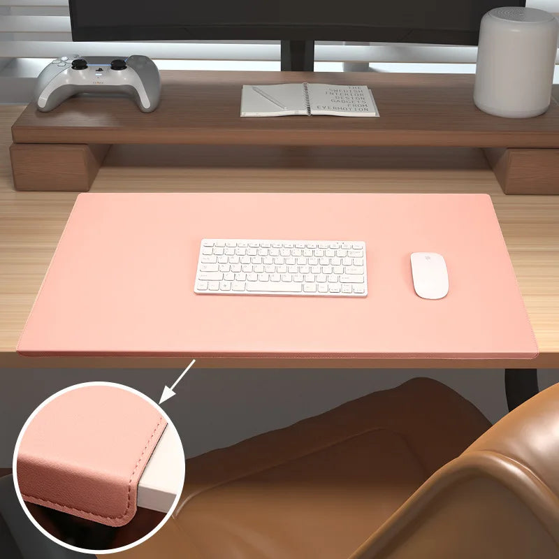 xummen PU Leather Desk Mat — Large Non-Slip Office & Gaming Mouse Pad