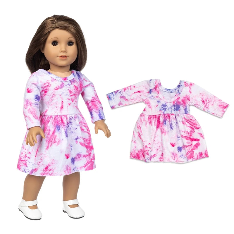 Miao Mama ai wawa Leopard Print Doll Outfit — Stylish Clothing & Hat Set