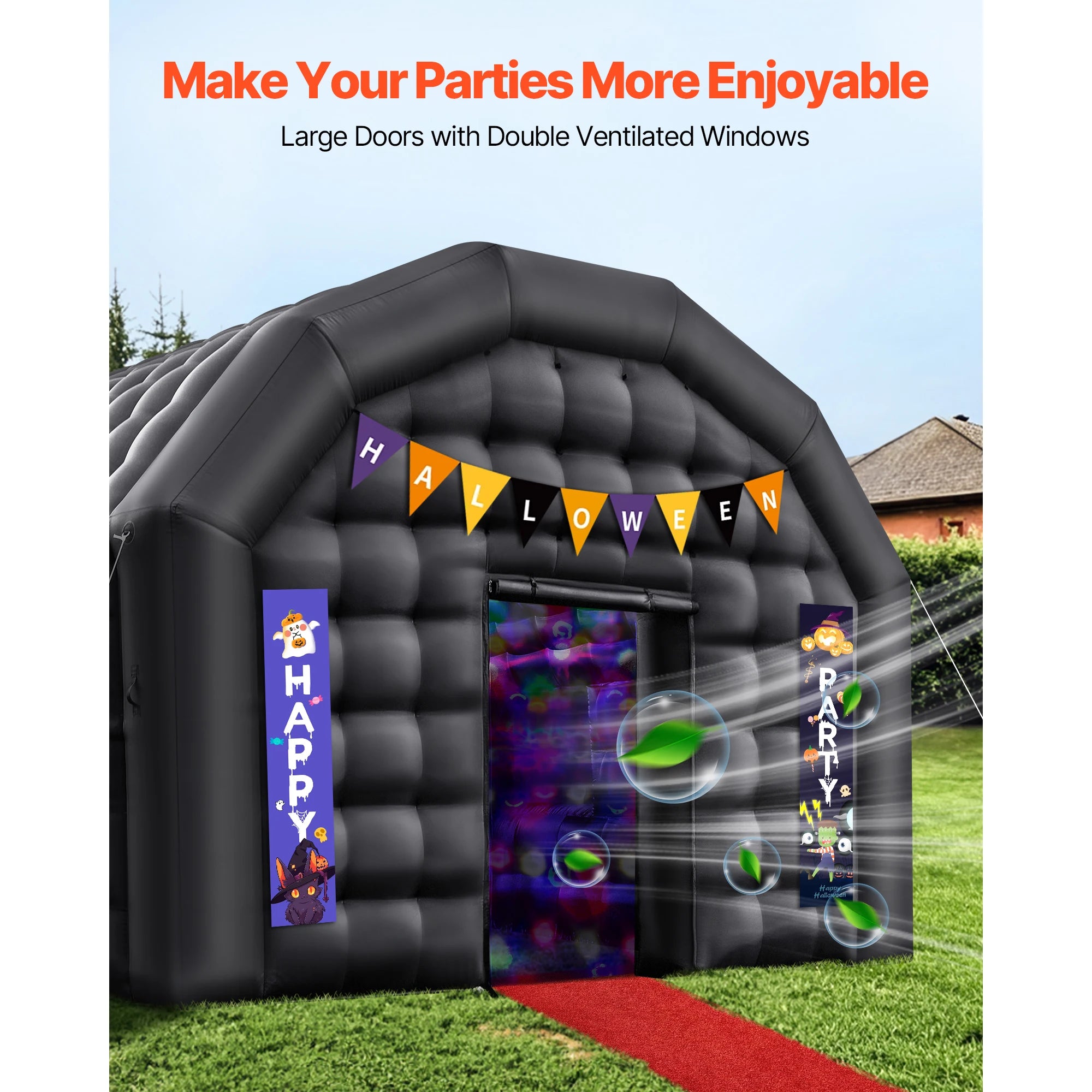 SucceBuy Inflatable Nightclub Tent — Large Event Venue with Blower