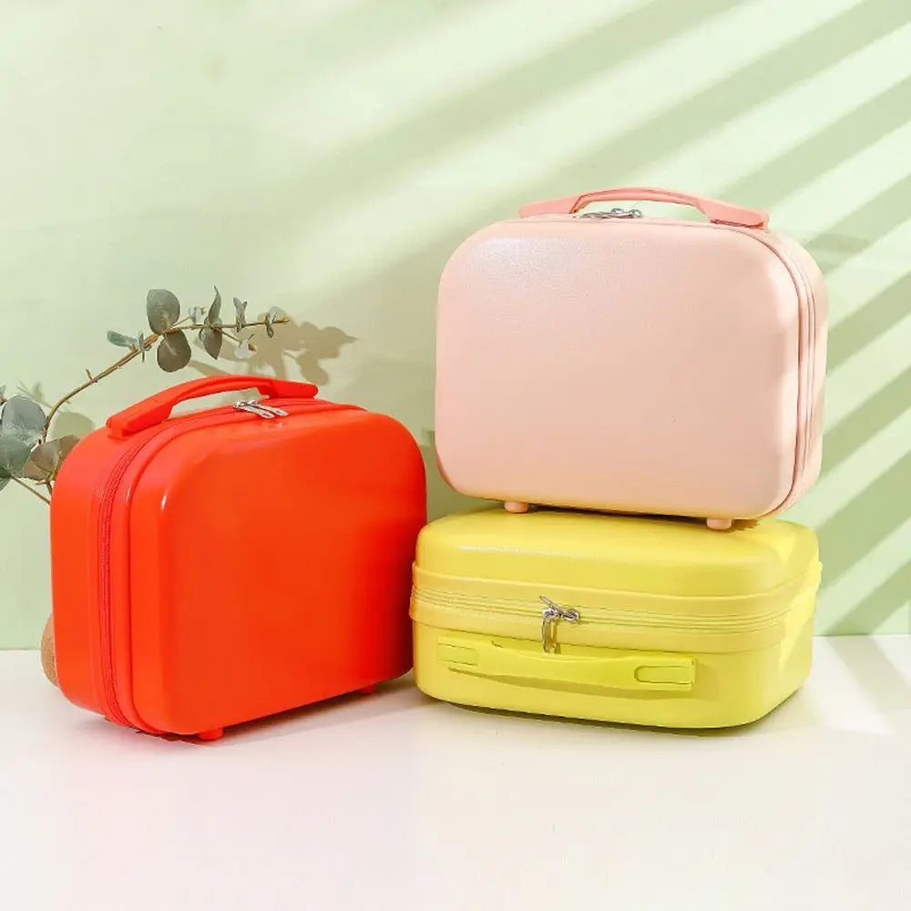 ISKYBOB Mini Carry On Suitcase — Compact Travel Luggage & Makeup Organizer