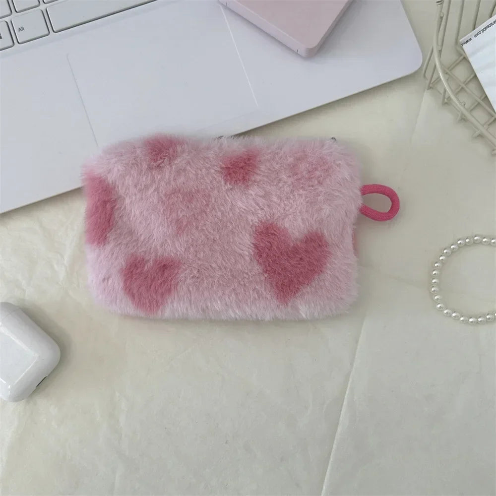 SOZAKKA Floral Canvas Coin Purse — Compact Zippered Change Pouch