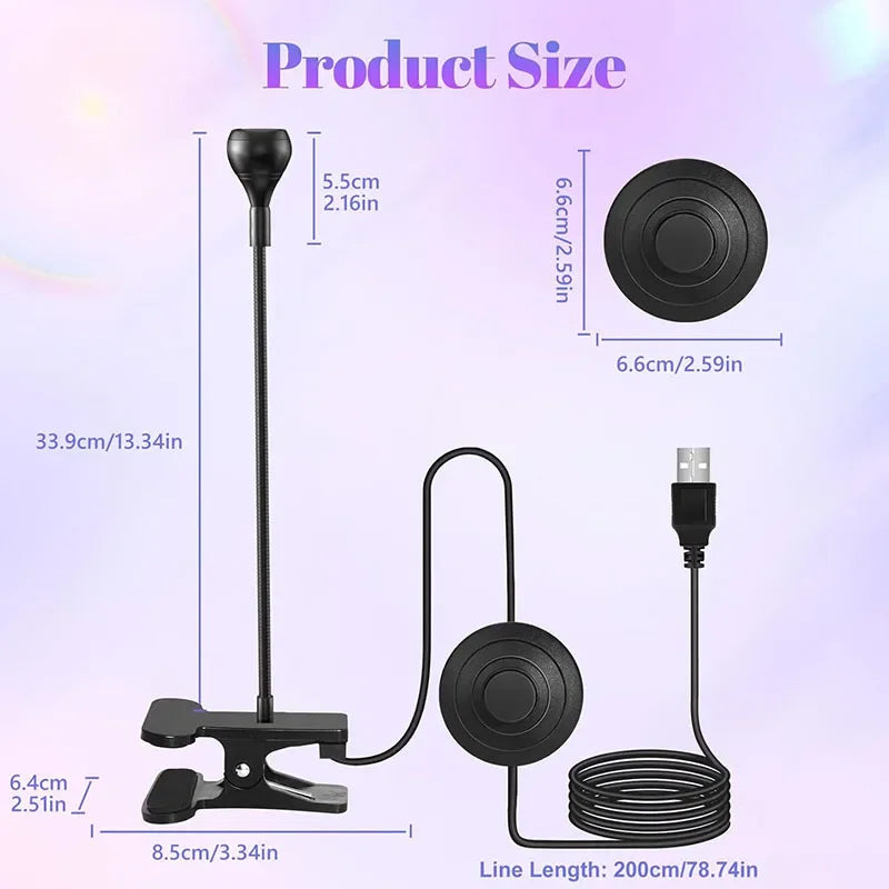 UV LED Nail Dryer Lamp — Desktop Gel Polish Curing Tool with Foot Pedal