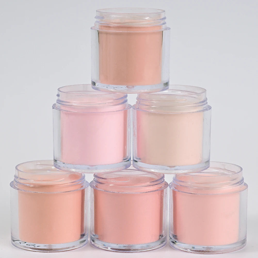 MAFANAILS Acrylic Nail Powder Set — Professional Crystal Dipping Kit, 6 Colors