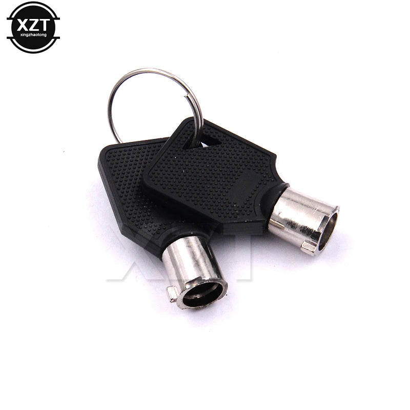 WYMECT Laptop Security Cable Lock — Anti-Theft Steel Chain with Two Keys