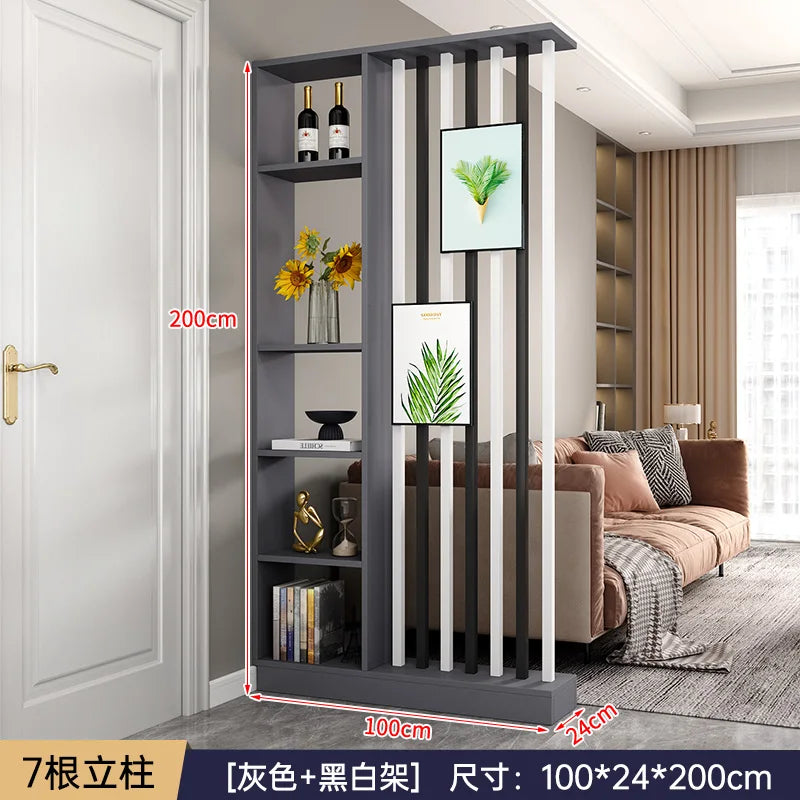 Modern Simple Room Divider — Elegant Wood Entrance Screen & Partition
