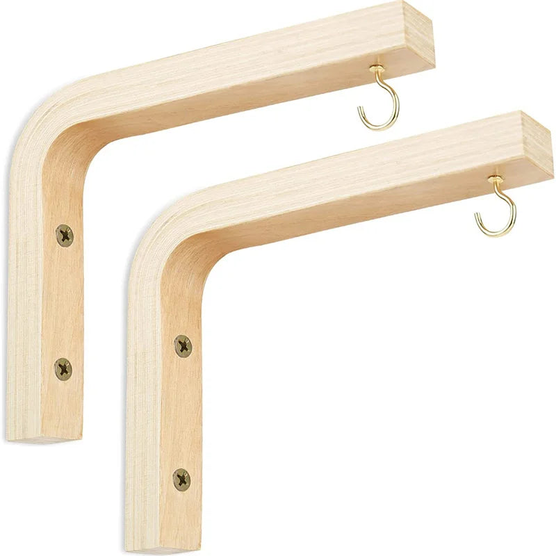 Wood Plant Hanger — Hanging Flower Pot Hook