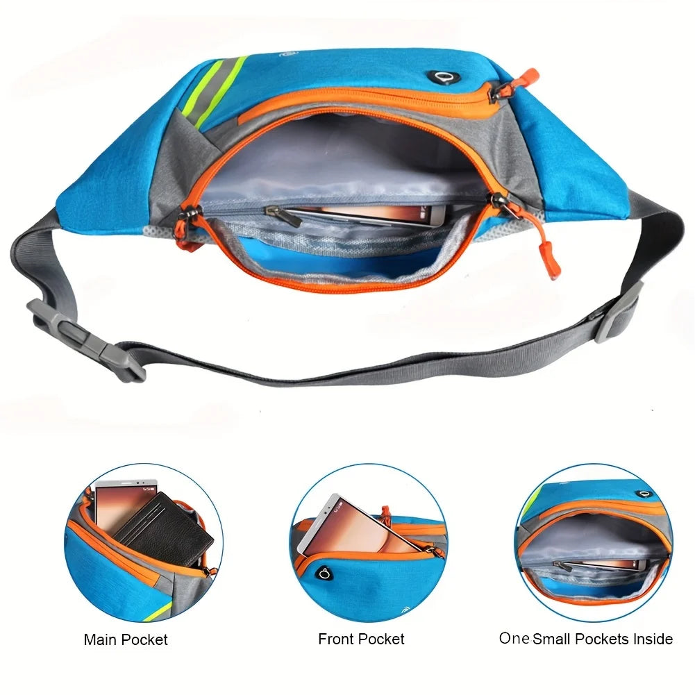 Waterproof Waist Pack — Casual Bum Bag for Travel and Sports