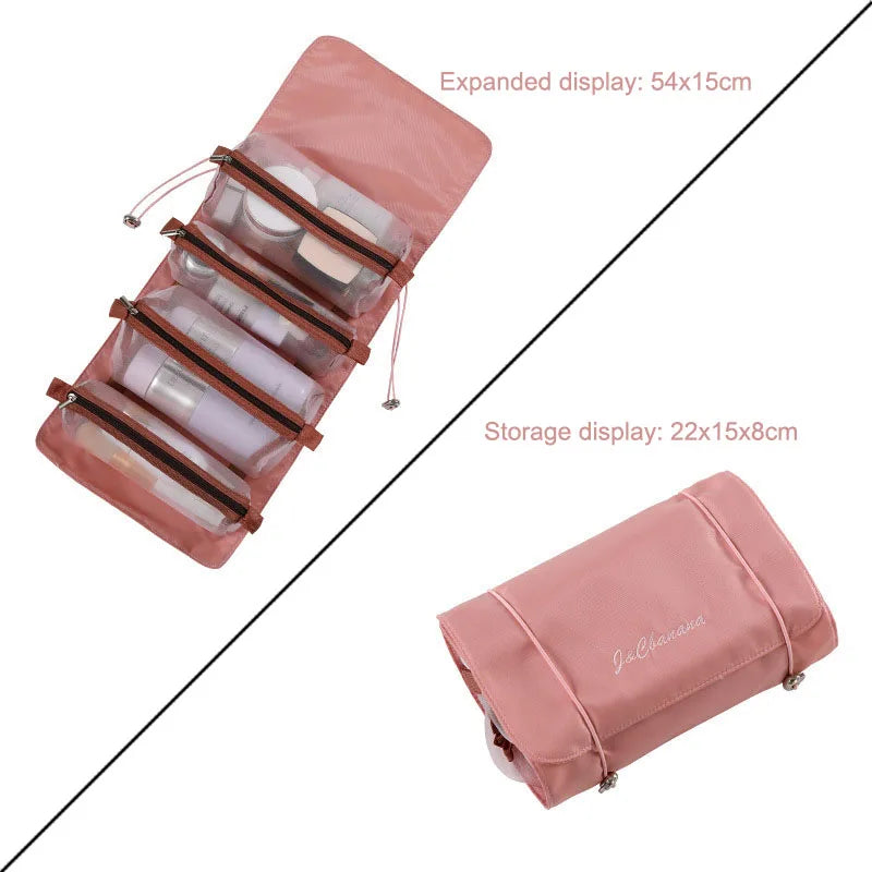 Large Capacity Travel Cosmetic Bag — Multifunction Toiletries Organizer