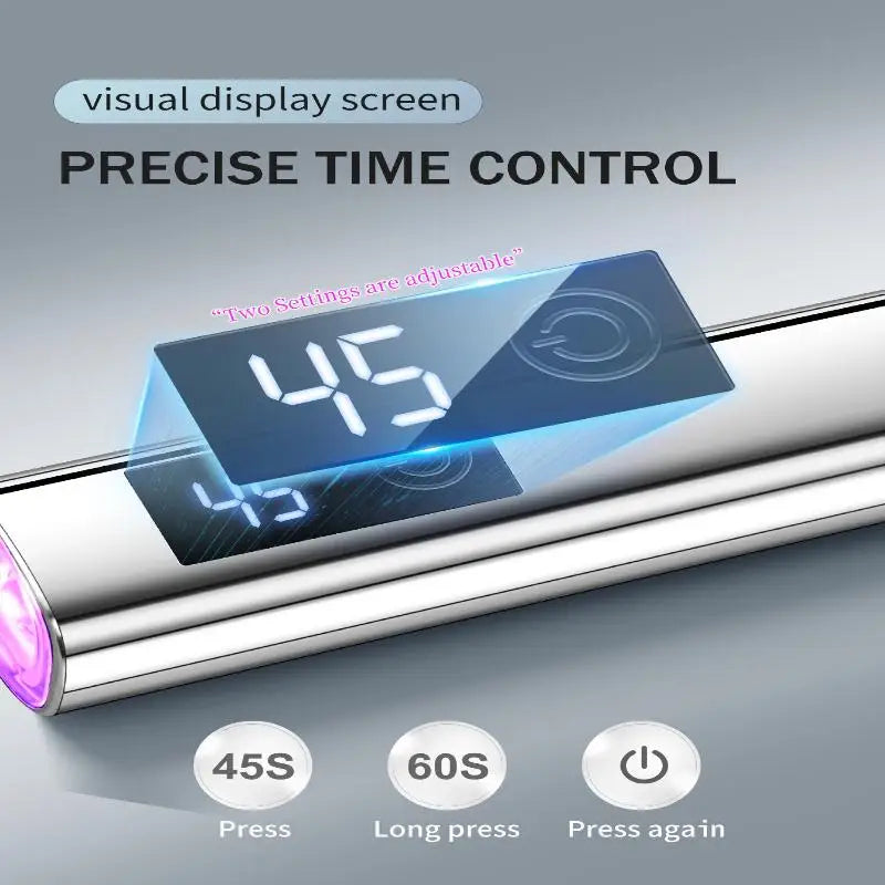 Portable UV LED Nail Lamp — Handheld Gel Curing Device for DIY Art
