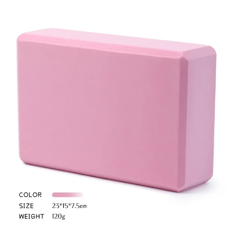 High-Density Foam Yoga Block — Support Cushion for Pilates and Stretching