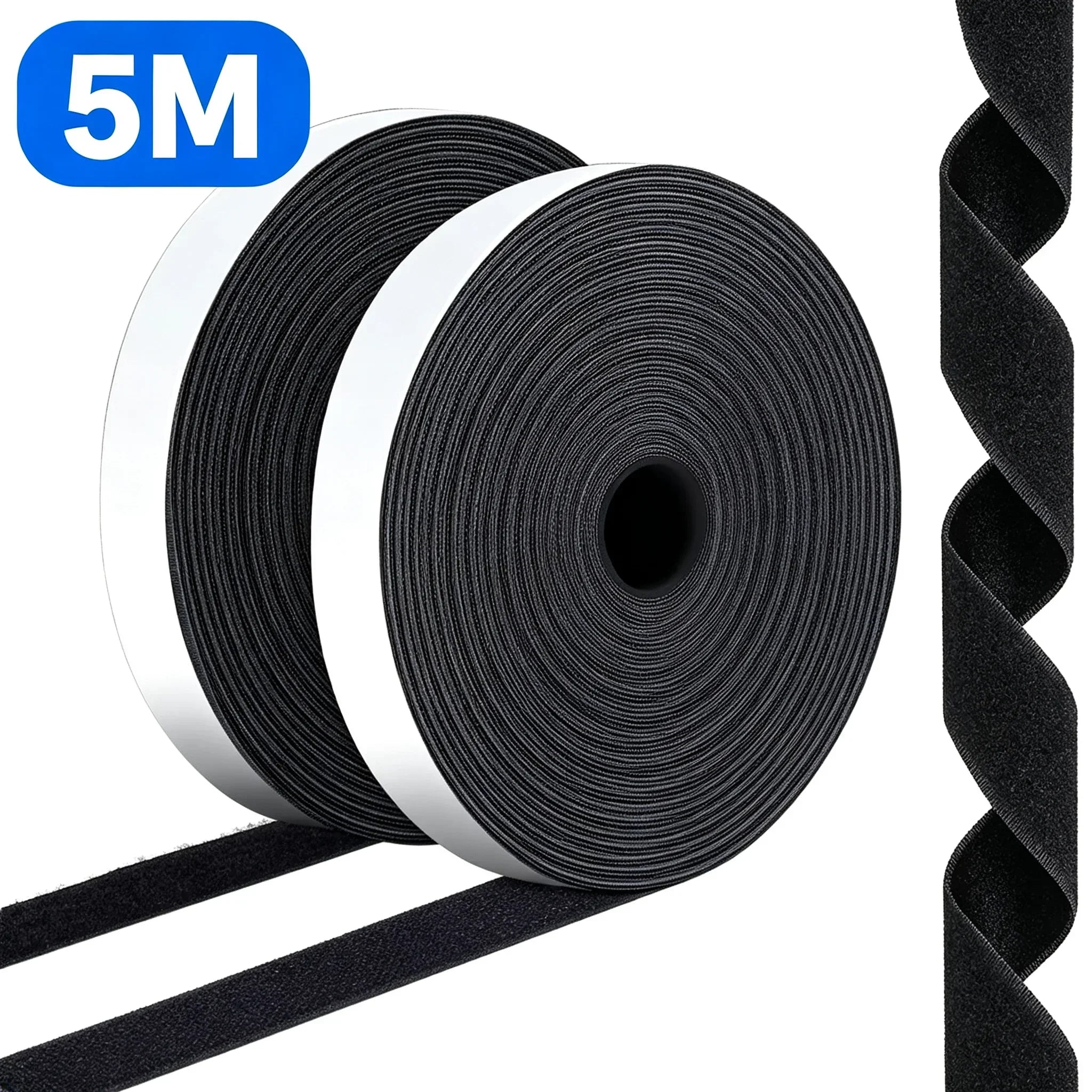 Self-Adhesive Hook and Loop Fastener Roll — Versatile Double-Sided Magic Tape