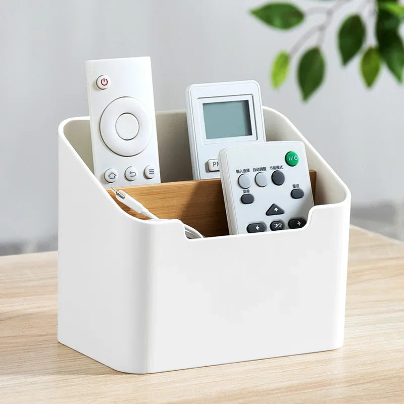 Multi-Functional Desktop Storage Box — Remote Control & Cosmetic Organizer