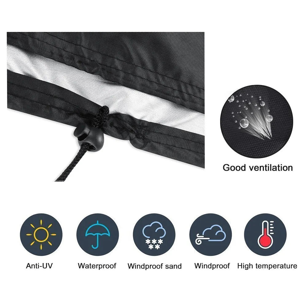All-Weather Garden Furniture Cover — Waterproof Oxford Fabric Protector