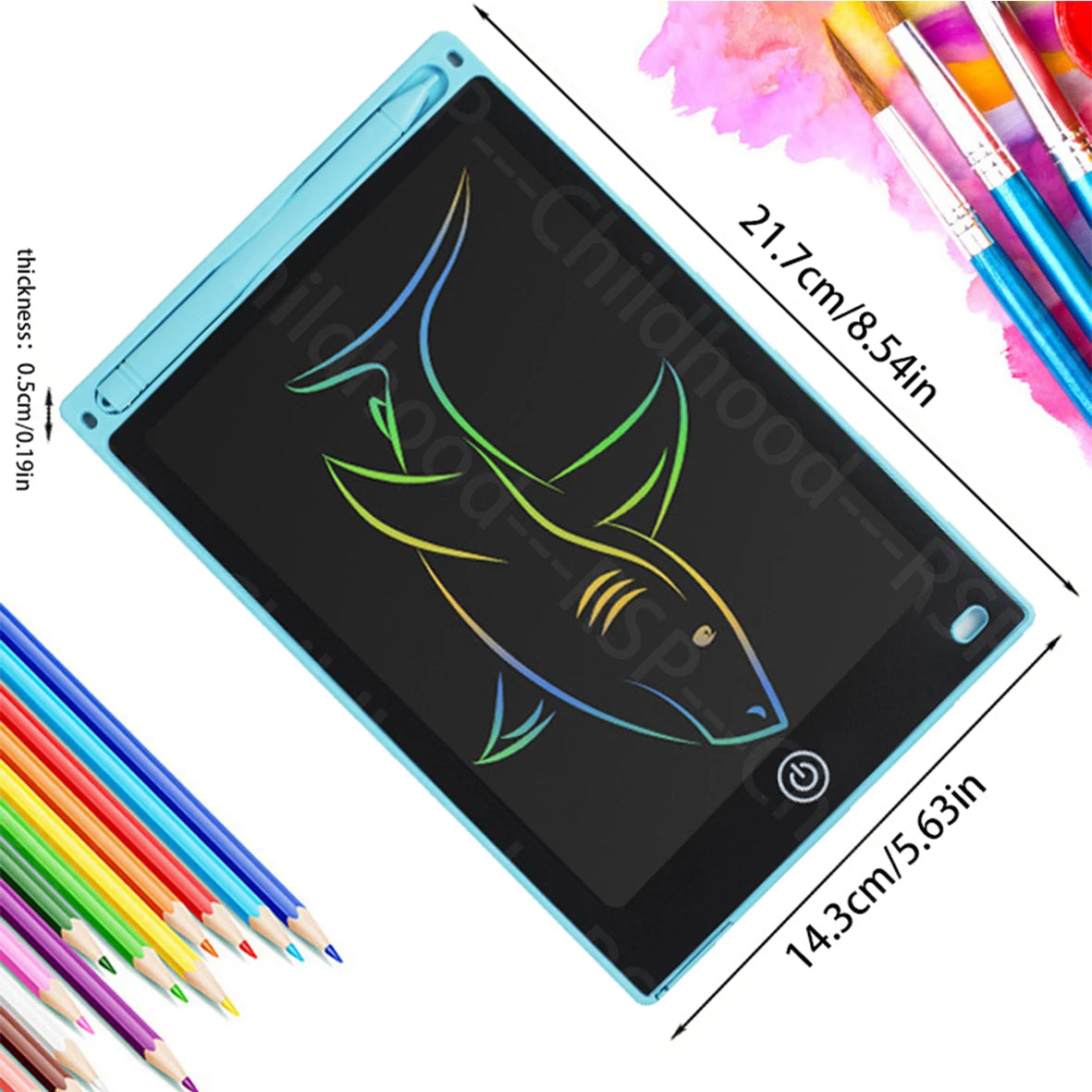 RSP 8.5 Inch LCD Drawing Tablet — Portable Electronic Writing Board for Kids