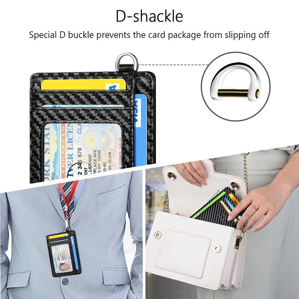 Minimalist Slim Wallet — RFID Blocking Credit Card Holder, Unisex Design