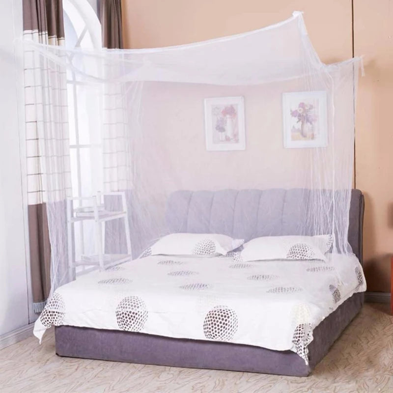 Lace Mosquito Net Canopy — Decorative Bedding Mesh for Bedroom or Outdoor Use