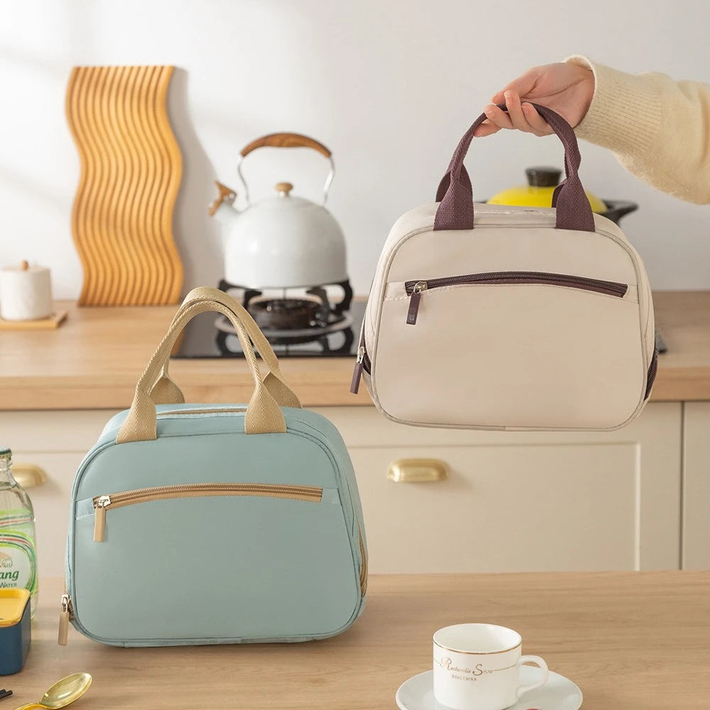 Insulated Lunch Bag — Thermal Bento Box Carrier for Work or School