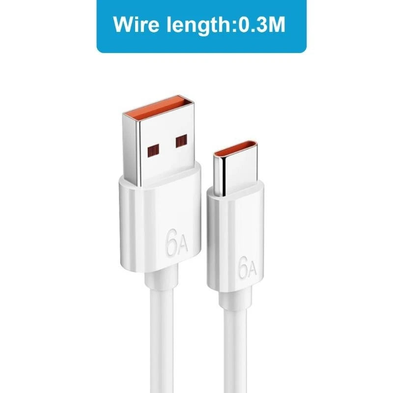 High-Speed USB-C Charging Cable — 66W Fast Charge & 40Mbps Data Sync