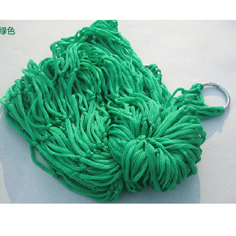 Portable Nylon Camping Hammock — Lightweight Outdoor Net Swing for Hiking