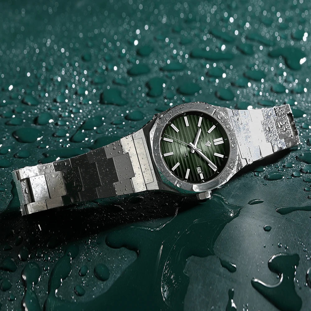 Cadisen Automatic Diver Watch — Retro Luxury Mechanical Timepiece