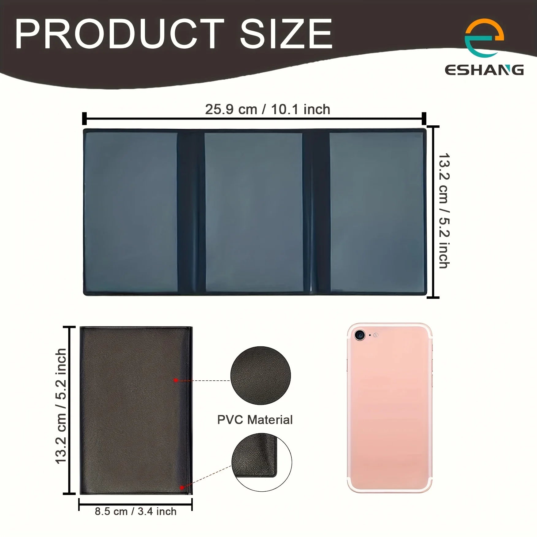 Slim 3-Fold Card Holder — Compact Multi-Slot Wallet for Daily Use
