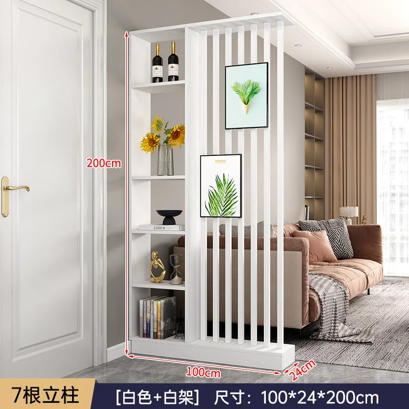 Modern Simple Room Divider — Elegant Wood Entrance Screen & Partition