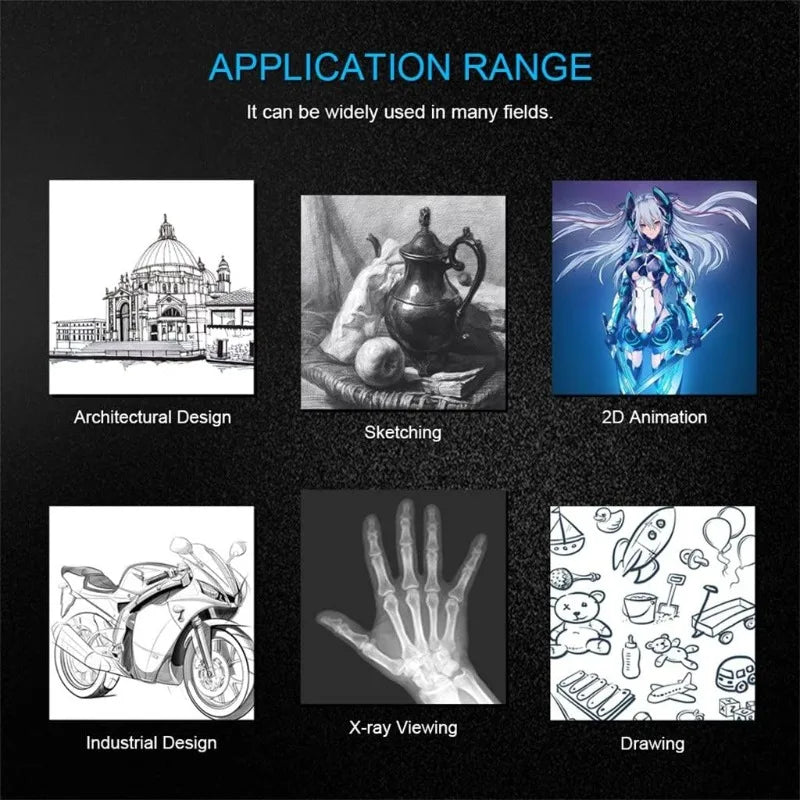 Ninth World LED Graphic Tablet — Ultra-Thin Tracing Light Box for Art & Design