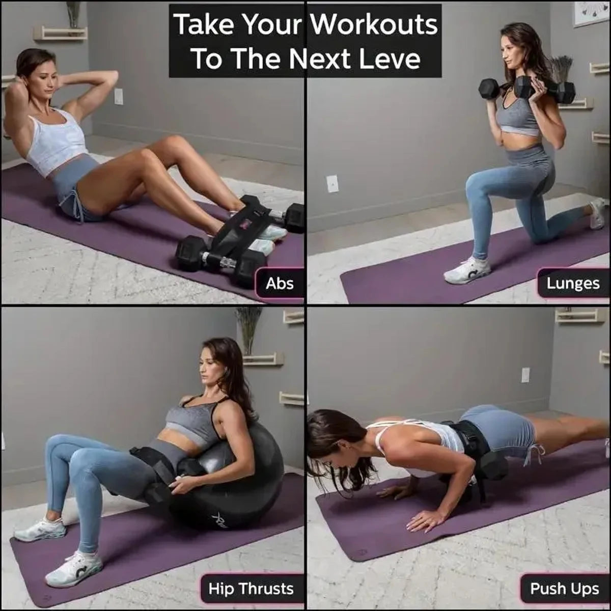 Adjustable Weighted Waist Belt — Strength Training & Hip Shaping Gear